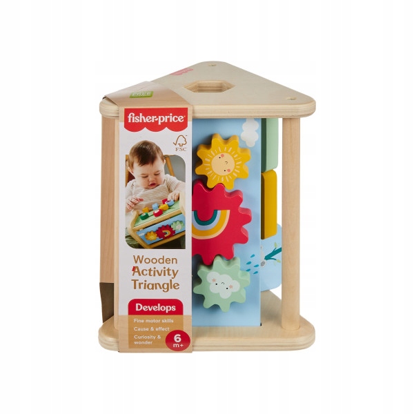 Drevený trojuholník Fisher-Price